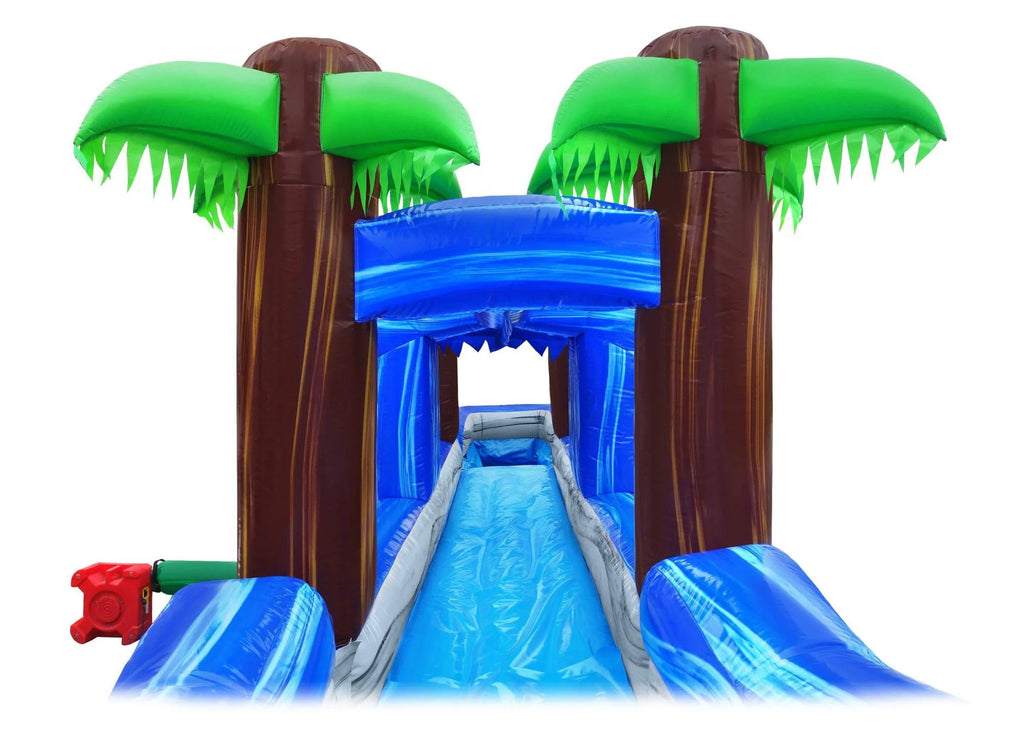 25ft Tropical Tsunami Waterslide with Slip n' Slide