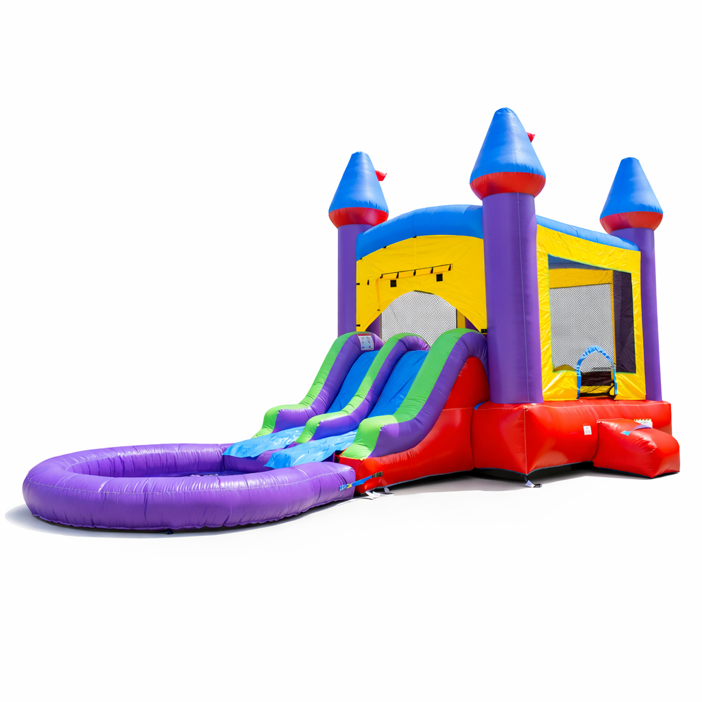 Jelly Bean Bouncer Dual Wet/Dry Slide Combo