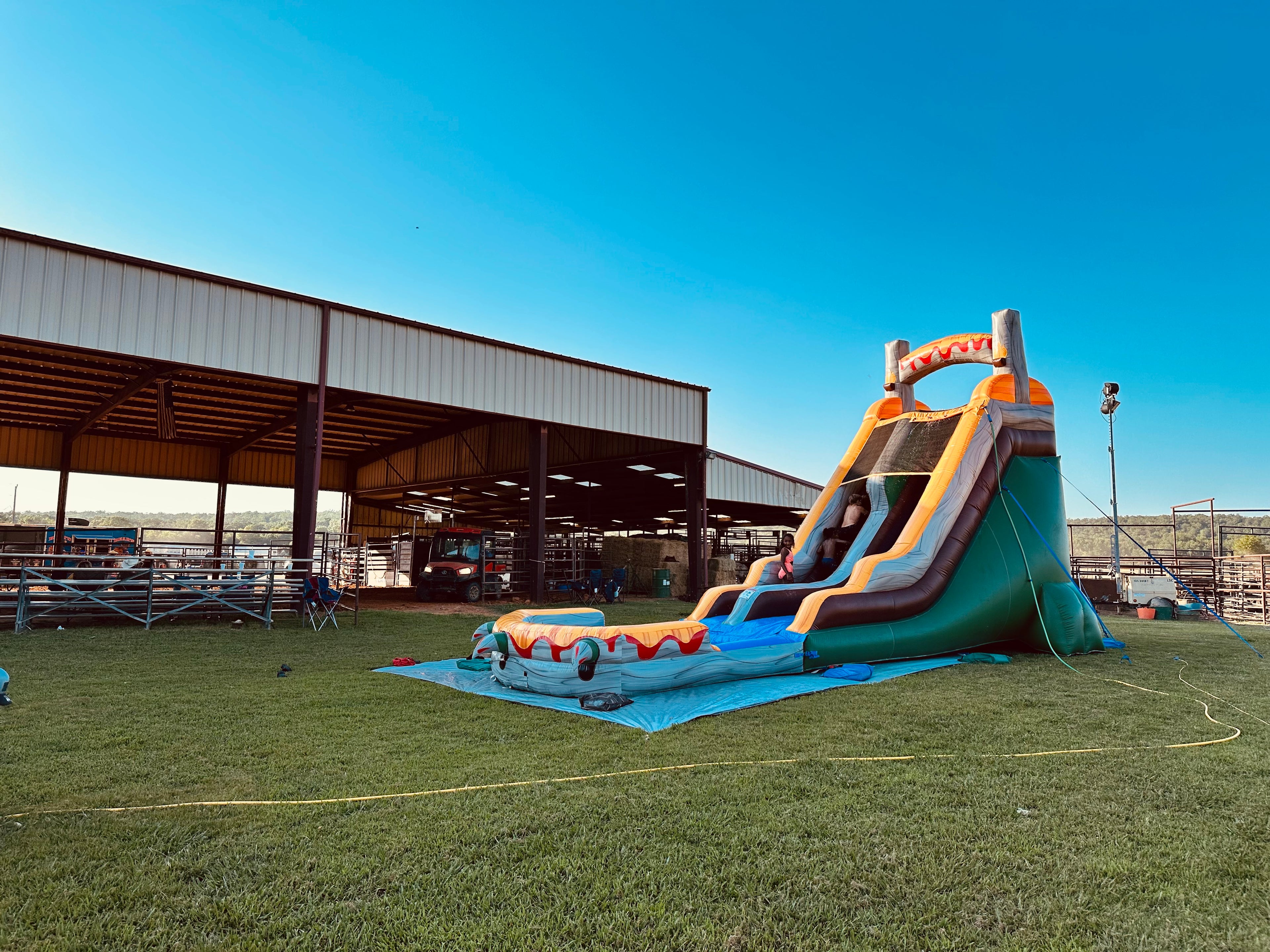 18ft Aquasaurus Single Lane Waterslide/Dry Slide