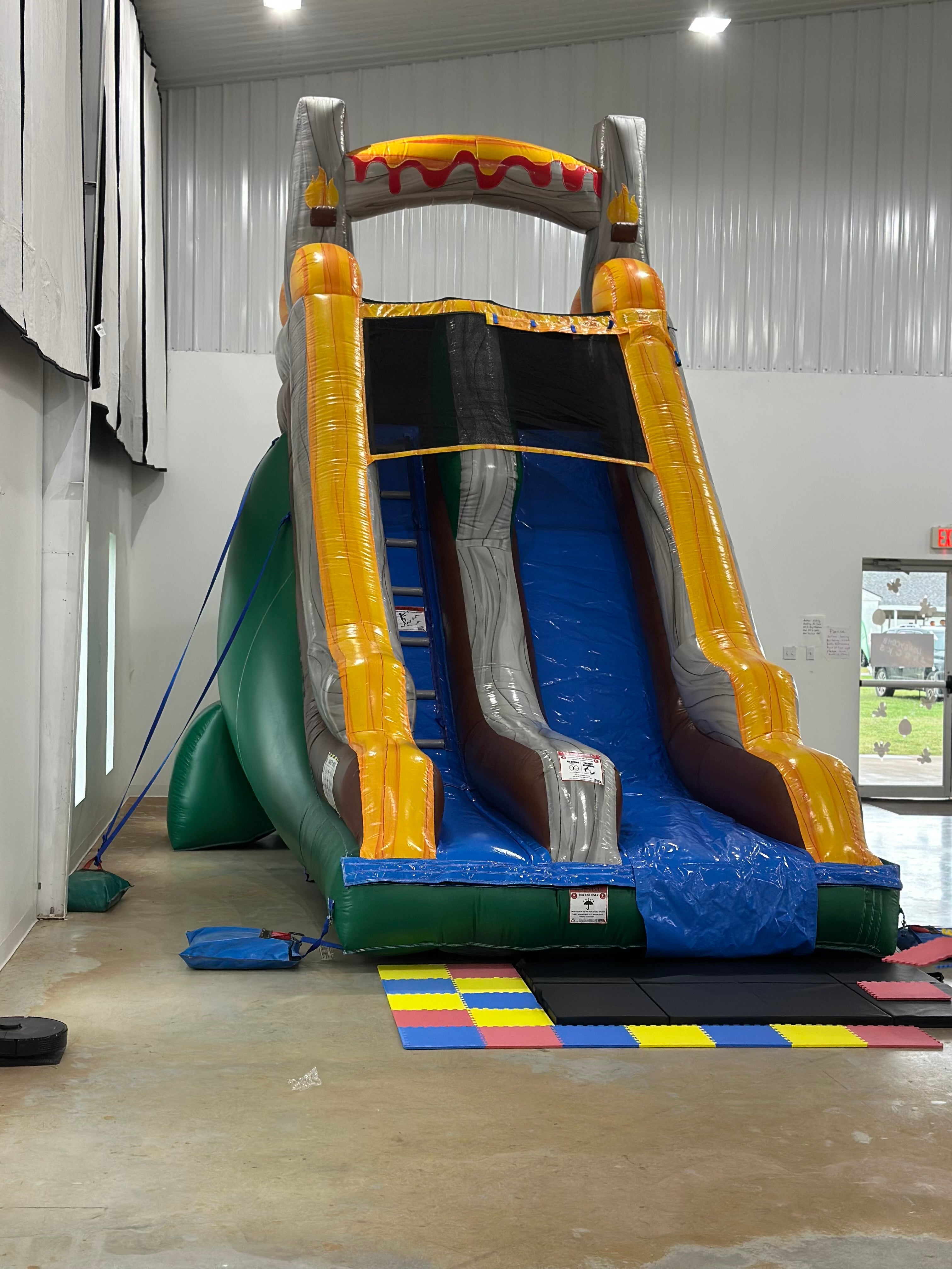 18ft Aquasaurus Single Lane Waterslide/Dry Slide