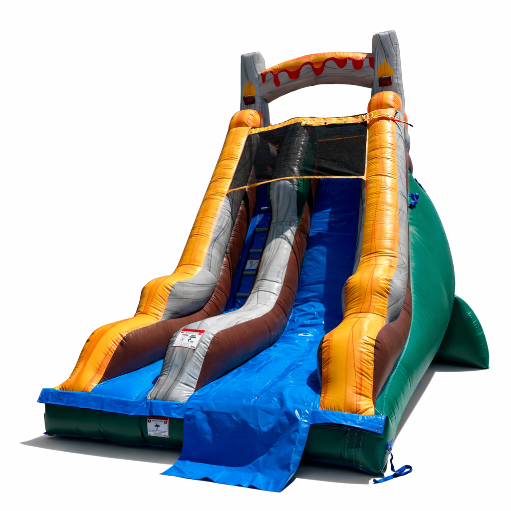 18ft Aquasaurus Single Lane Waterslide/Dry Slide